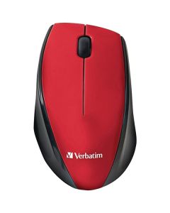 Verbatim 97995 Wireless Multi-Trac Blue LED Optical Mouse (Red)
